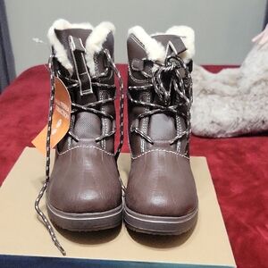 JBU Brown and Cream Winter Boots